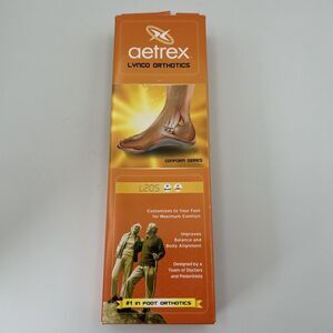 Aetrex Foot Orthotic Insoles L205 Women's Size 7 Cupped Heel Arch Support New
